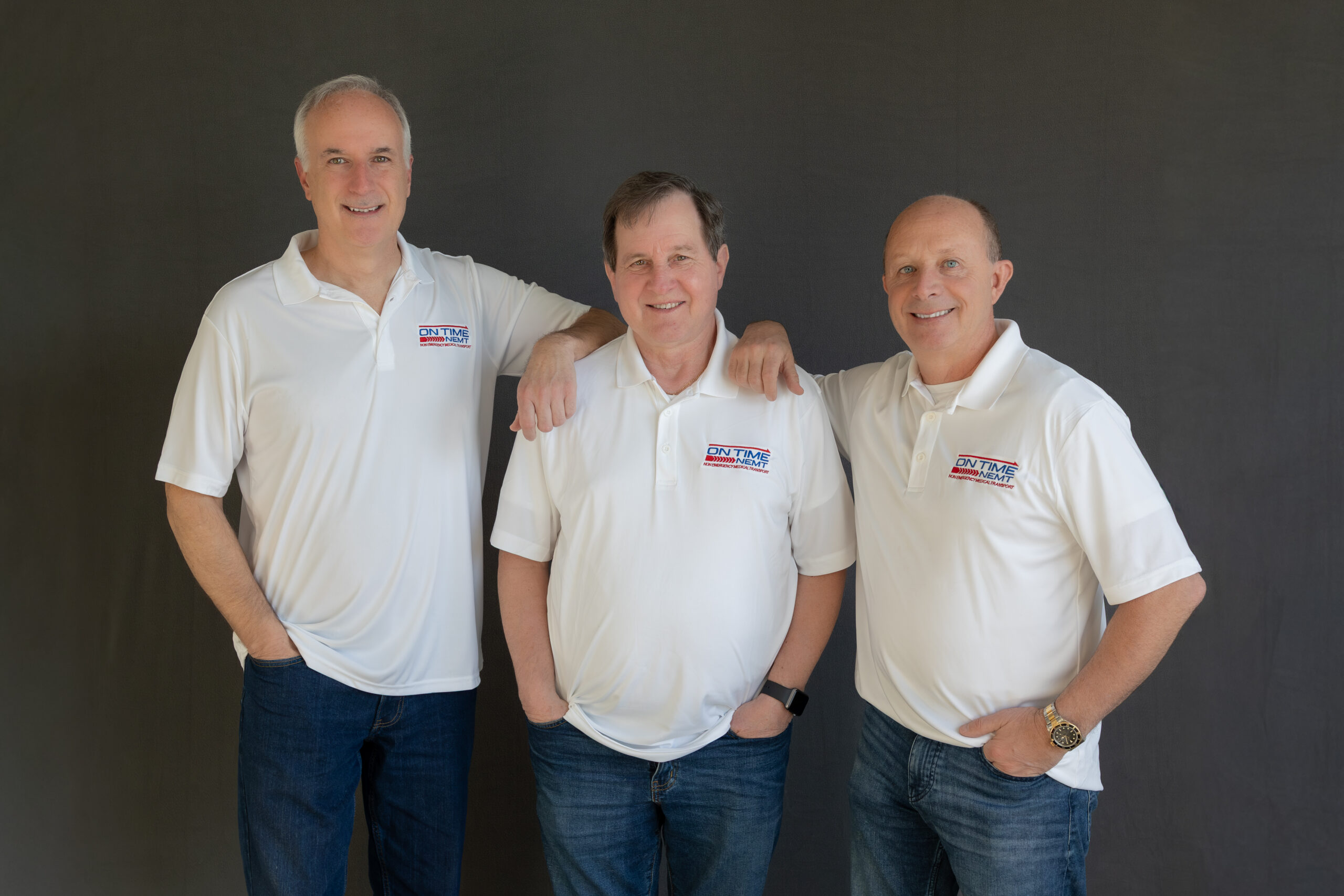 On Time NEMT Founders, Mike Cynar, Bob Doerr, David Dilday