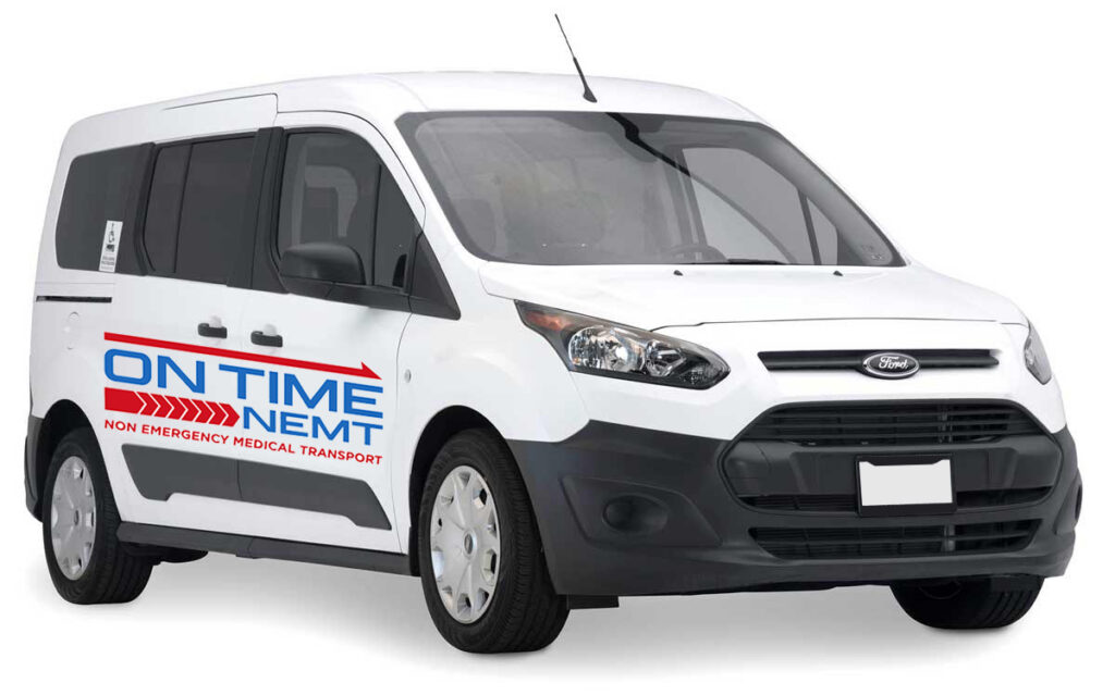 On Time NEMT van for long distance medical transport in Virginia — Hampton Roads to Richmond, Baltimore, and beyond