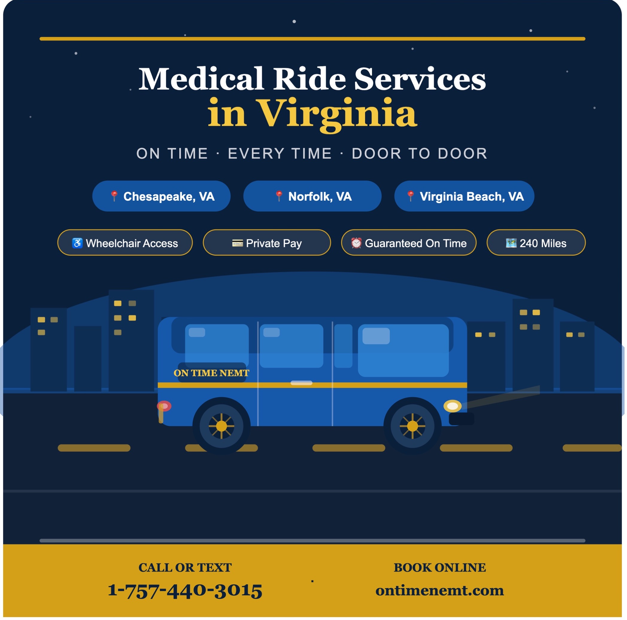 Medical Ride Services in Virginia