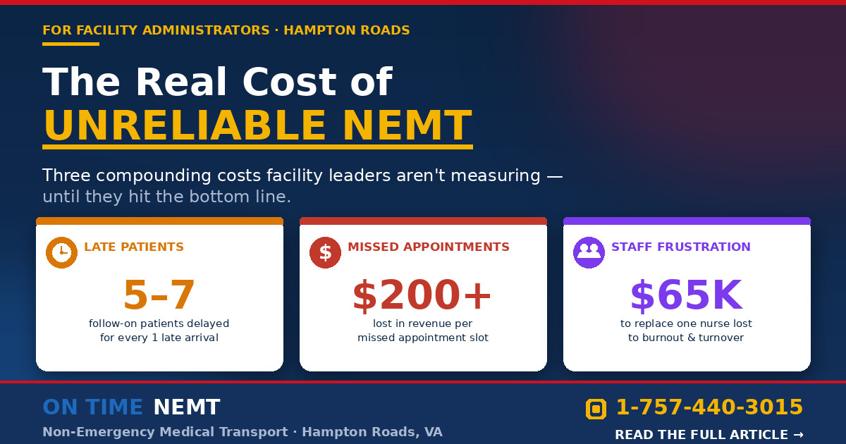 The Real Cost of Unreliable NEMT